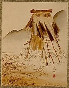 Rice-Drying Frame by Shibata Zeshin
