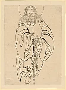 Yamato Takeru no Mikoto by Katsushika Hokusai