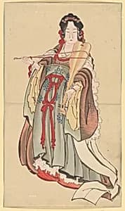 Benten (Goddess of Love) by Katsushika Hokusai