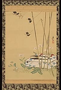 Garden Scene by Shibata Zeshin