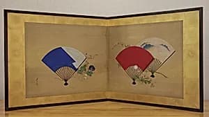 Fans and Flowers by Shibata Zeshin