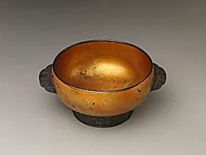 Bowl with Design of Pine, Bamboo, and Cherry Blossom by Unknown Artist
