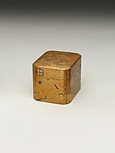 Box with Design of Pine, Bamboo, and Cherry Blossom by Unknown Artist