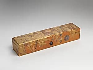 Box with Design of Pine, Bamboo, and Cherry Blossom by Unknown Artist