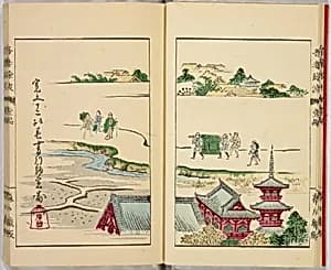 Ancient and Modern; Various Usages of Tokio Japan by Unknown Artist