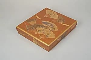 Writing Box (Suzuribako) with Design of Fans by Unknown Artist