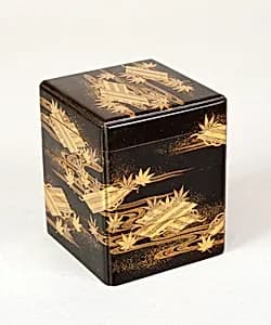 Tiered Box with Design of Maple and Raft by Unknown Artist