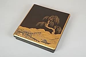 Writing Box (Suzuribako) with Landscape Design by Unknown Artist