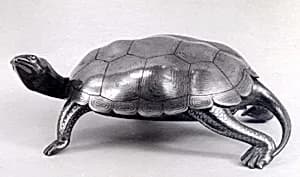 Box in Shape of Tortoise by Unknown Artist