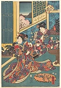 Flower of Akashi (Akashi no hana) by Utagawa Kuniteru