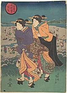 Annual event - the third month (Ukiyo nenjū gyōji: Yayoi) by Utagawa Kunisada
