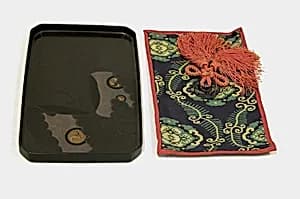 Tray with Design of Butterfly by Ikeda Taishin