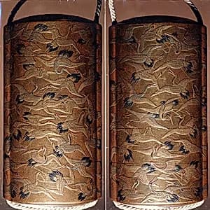 Case (Inrō) with Design of Cranes in Flight by Unknown Artist