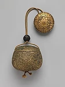 Tobacco Box and Netsuke by Unknown Artist