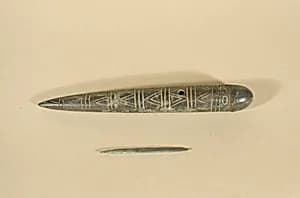 Pointed Tubular Tool with Pin by Unknown Artist