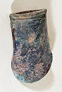 Axe Head with Triangular Design by Unknown Artist