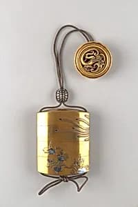 Case (Inrō) with Pheonix and Paulownia Tree by Unknown Artist