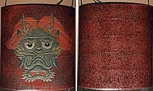 Case (Inrō) with Design of Dragon Facing Front by Unknown Artist