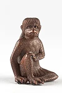 Netsuke of a Kappa by Unknown Artist