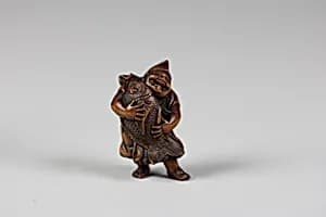 Netsuke of Ebisu by Unknown Artist