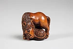 Netsuke of Horse by Unknown Artist