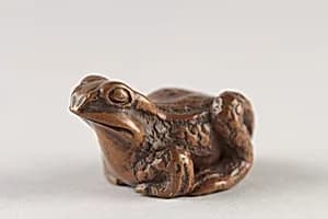 Netsuke of Frog by Unknown Artist