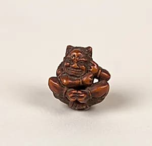 Netsuke of Demon by Unknown Artist