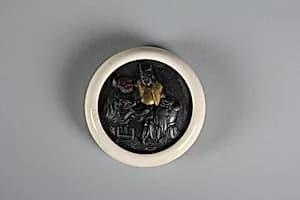 Netsuke of Three Boon Companions by Unknown Artist