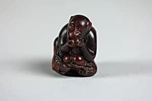 Netsuke of Monkey by Unknown Artist