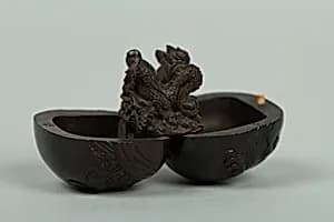 Netsuke Containing Dragon and Figures by Unknown Artist