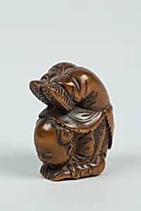 Netsuke of Acrobat by Unknown Artist