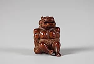 Netsuke of Demon by Unknown Artist