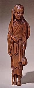 Netsuke of Ono no Komachi (834–900) by Unknown Artist
