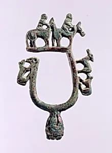 Harness Jingle with Mounted Hunters by Unknown Artist