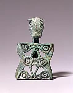 Harness Jingle with Animal's Head by Unknown Artist