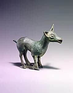Chariot Yoke Ornament in the Shape of a Doe by Unknown Artist
