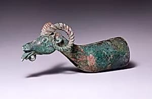 Chariot Pole Ornament with Ram's Head by Unknown Artist