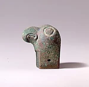 Finial in the Shape of a Bird's Head by Unknown Artist