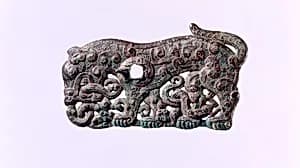 Belt Plaque in the Shape of a Standing Carnivore by Unknown Artist