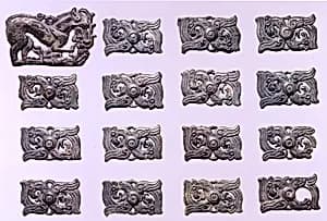 Sixteen Belt Ornaments by Unknown Artist