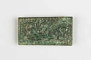 Belt Plaque with Horse and Wolf by Unknown Artist