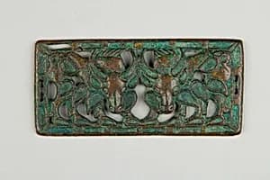 Belt Plaque with Confronted Bovines by Unknown Artist