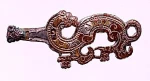 Feline-Shaped Belt Hook by Unknown Artist