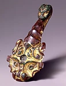 Hook with Horned Feline by Unknown Artist