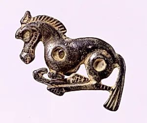 Garment Plaque in the Shape of a Przewalski Horse by Unknown Artist
