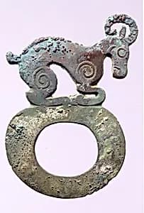 Ornament with Ibex by Unknown Artist