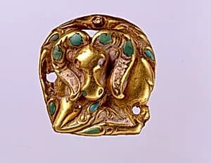 Shoe Buckle in the Shape of a Recumbent Ram by Unknown Artist