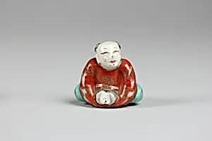 Netsuke of Boy by Unknown Artist