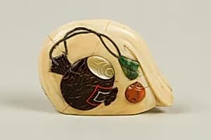 Netsuke of Daikoku with Mallet and Bag by Unknown Artist