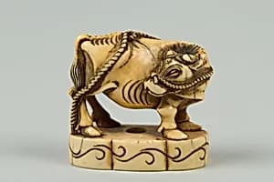 Netsuke of Ox by Unknown Artist